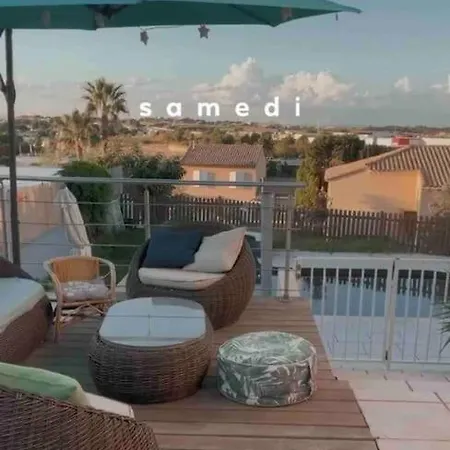 Maison Familiale Avec Piscine Sans Vis A Vis * Béziers